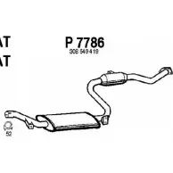 Резонатор FENNO Volvo S40 1 (644) Седан 2.0 136 л.с. 1995 – 2003 Y2S3 A0 6438013077865 P7786