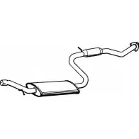 Резонатор FENNO 6438013078084 L1QAB H Volvo S40 1 (644) Седан 2.0 T 165 л.с. 2000 – 2001 P7808