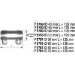 Хомут глушителя FENNO 1DM 9DA P8755 6438013087550 2901322