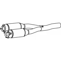 Катализатор FENNO P9743CAT 6438013097436 H 0Q9ER9 Audi TT