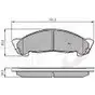 Тормозные колодки дисковые, комплект COMLINE ADB01175 2912705 JWE 41