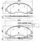 Тормозные колодки дисковые, комплект COMLINE ADB22214 ZCO951O 2203 4 Ford Transit Custom 1 (V362) Автобус 2.0 EcoBlue mHEV 185 л.с. 2019 – 2025