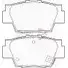 Тормозные колодки дисковые, комплект COMLINE NES5H 23 35515 Acura NSX ADB3804