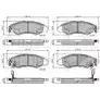 Тормозные колодки дисковые, комплект COMLINE 23296, 23297, 23298, 23299 HSV2JE4 ADB3814 2913785