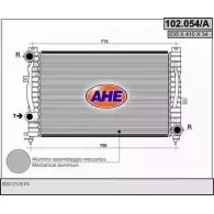 Радиатор охлаждения двигателя AHE 102 .054/A RPXOV 2924431 102.054/A