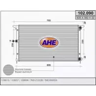 Радиатор охлаждения двигателя AHE 102.090 EHM0A 102.09 0 2924452