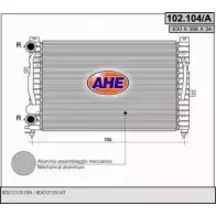Радиатор охлаждения двигателя AHE 5I07403 102.1 04/A Volkswagen Passat (B5) 3 Универсал 1.9 TDI 101 л.с. 2000 – 2000 102.104/A