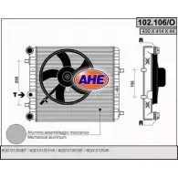 Радиатор охлаждения двигателя AHE Skoda Roomster 10 2.106/O 102.106/O 0A9FZ