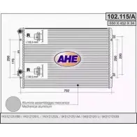 Радиатор охлаждения двигателя AHE 10 2.115/A 102.115/A Seat Altea (5P5, 5P8) 1 Минивэн XL 2.0 TFSI 4x4 211 л.с. 2009 – 2024 WYA1Z