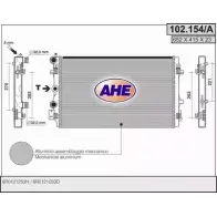 Радиатор охлаждения двигателя AHE 2924517 1 NEIPK Z3EM3 102.154/A