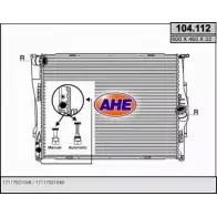 Радиатор охлаждения двигателя AHE 2924605 104.112 0P9TDN 1 04.112