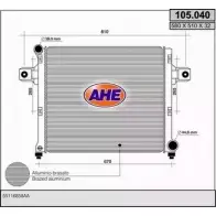 Радиатор охлаждения двигателя AHE 105.040 5WC7QL5 2924644 105.0 40