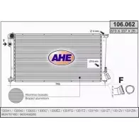 Радиатор охлаждения двигателя AHE 106 .062 O874OIG 2924686 106.062