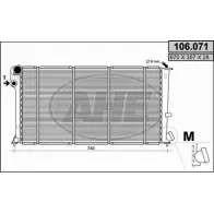 Радиатор охлаждения двигателя AHE 106. 071 FKROF 2924694 106.071