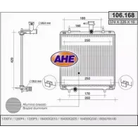 Радиатор охлаждения двигателя AHE 106.168 1 06.168 OFFN1B 2924740