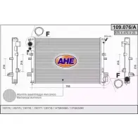 Радиатор охлаждения двигателя AHE 109.076/ A 109.076/A 35LLOK 2924844