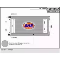 Радиатор охлаждения двигателя AHE Fiat Idea (350) 1 Минивэн 1.9 JTD 101 л.с. 2004 – 2025 109 .114/A 109.114/A ZP8C95