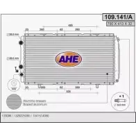Радиатор охлаждения двигателя AHE 109.141/A Fiat Ducato (230) 1 Фургон 2.8 JTD 4x4 128 л.с. 2000 – 2002 109.1 41/A 8BBLO