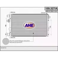 Радиатор охлаждения двигателя AHE 109.327/A 2924912 INE4E 109.32 7/A
