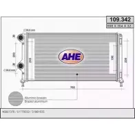 Радиатор охлаждения двигателя AHE T8GXEH4 109.342 2924922 1 09.342