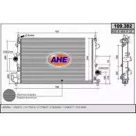 Радиатор охлаждения двигателя AHE 2924956 109.382 109. 382 JVL6Q92