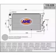 Радиатор охлаждения двигателя AHE S6F6OUV 1 10.029 110.029 2925017