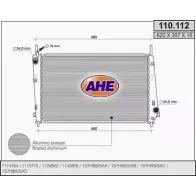 Радиатор охлаждения двигателя AHE 110.112 2925051 GYG53B 110. 112