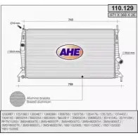 Радиатор охлаждения двигателя AHE 2925072 110.1 29 LQKOU4 110.129