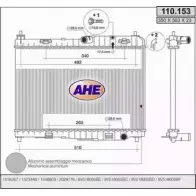 Радиатор охлаждения двигателя AHE Ford Fiesta 6 (CB1, CCN) Хэтчбек 1.6 Ti 120 л.с. 2008 – 2025 110.1 53 110.153 NK03EK