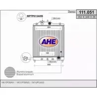 Радиатор охлаждения двигателя AHE I0TRX 2925123 111.0 51 111.051