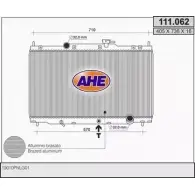 Радиатор охлаждения двигателя AHE 2925129 Y9XK1 111.062 111 .062