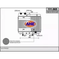 Радиатор охлаждения двигателя AHE 111 .065 111.065 Honda Fit 2 (GD, GE) 2001 – 2007 LMGEY