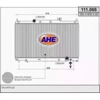 Радиатор охлаждения двигателя AHE 2925133 YWGNO 111.066 111.0 66