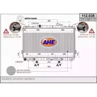 Радиатор охлаждения двигателя AHE 112.0 38 112.038 Hyundai Elantra (XD) 3 2000 – 2006 6P98DC