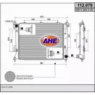 Радиатор охлаждения двигателя AHE 2925204 CN0DDH 112.079 112. 079