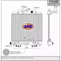 Радиатор охлаждения двигателя AHE 2925300 LMIGY1E 115.05 6 115.056