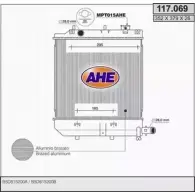 Радиатор охлаждения двигателя AHE 117 .069 ZK8S2K Mazda Demio (DW) 1 Хэтчбек 117.069