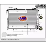 Радиатор охлаждения двигателя AHE HFDVDRD 2925361 118.049/A 118.049 /A