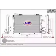 Радиатор охлаждения двигателя AHE 8E6O4V 118.057 Mercedes E-Class (W210) 2 Седан 3.0 E 300 Turbo D (225) 177 л.с. 1996 – 1999 1 18.057