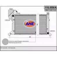 Радиатор охлаждения двигателя AHE KW4BG2 118.059/A 2925370 118.059 /A