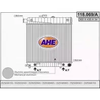 Радиатор охлаждения двигателя AHE 2925377 WEX8 F TN14V 118.069/A