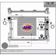 Радиатор охлаждения двигателя AHE 118.197 Mercedes E-Class (W212) 4 Седан 1.8 E 250 CGI (2147. 2147) 204 л.с. 2009 – 2024 7IJFA 1 18.197