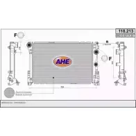 Радиатор охлаждения двигателя AHE Mercedes E-Class (C207) 4 Купе 2.2 E 220 CDI 163 л.с. 2014 – 2025 118.2 13 118.213 LTHBHU