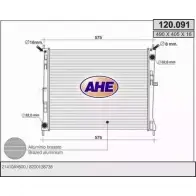 Радиатор охлаждения двигателя AHE 1 20.091 Nissan March 22X2BD7 120.091