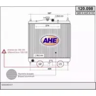 Радиатор охлаждения двигателя AHE 120.098 Nissan March M4IO50 1 20.098