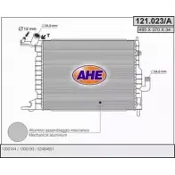Радиатор охлаждения двигателя AHE 121.023/A GT6R3 2925587 12 1.023/A