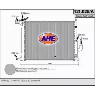 Радиатор охлаждения двигателя AHE 121.025/A CSG9A2 2925590 12 1.025/A