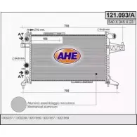 Радиатор охлаждения двигателя AHE 12 1.093/A 7XQWH5F 121.093/A 2925643