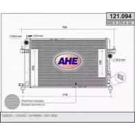 Радиатор охлаждения двигателя AHE 121 .094 I61OE Opel Corsa (C) 3 Хэтчбек 1.7 DTI (F08. F68) 75 л.с. 2000 – 2009 121.094