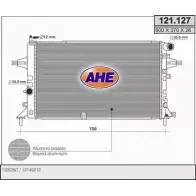 Радиатор охлаждения двигателя AHE 121.127 1 21.127 2925672 CZRQP